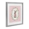 Stupell Industries Blush Pink Bunny Framed Print Under Glass, design by Christine Simpson Art